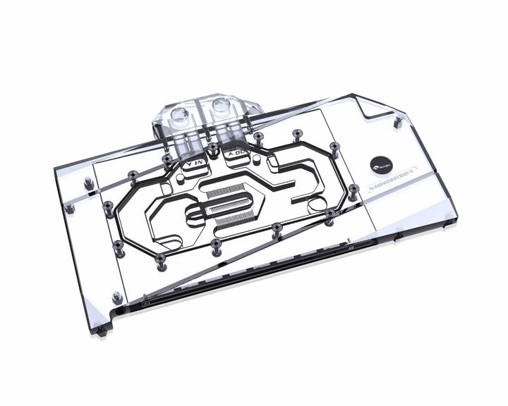 Bykski Full Coverage GPU Water Block and Backplate for MSI GeForce RTX 4080 Gaming X Trio (N-MS4080TRIO-X)