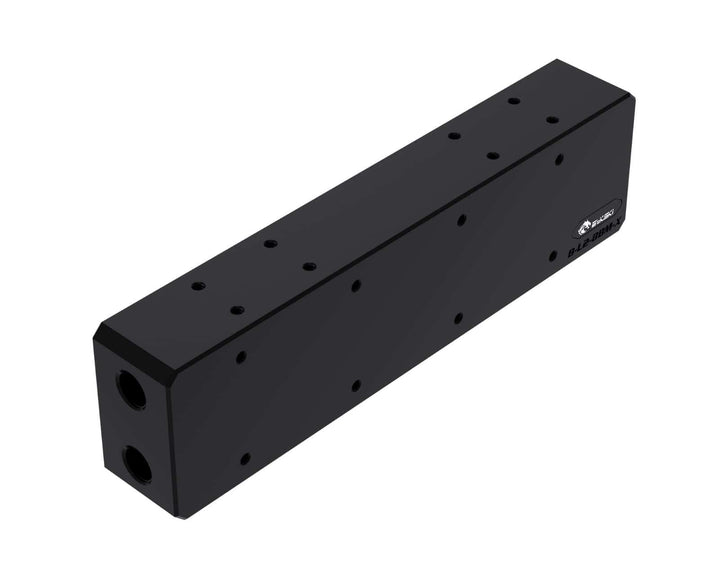 Bykski 8-Way GPU Server Connection Distribution Block - Black POM (B-L2-8BM-X)