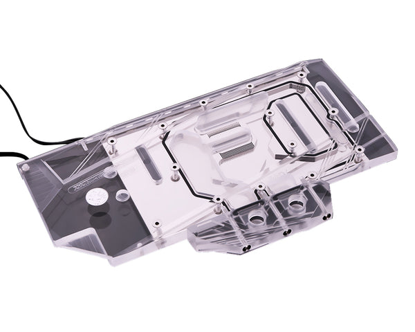 Bykski  Full Coverage GPU Water Block for ASUS ROG STRIX GTX 1660Ti O6G Gaming - Clear W/ RBW (N-AS1660TISTRIX-X)