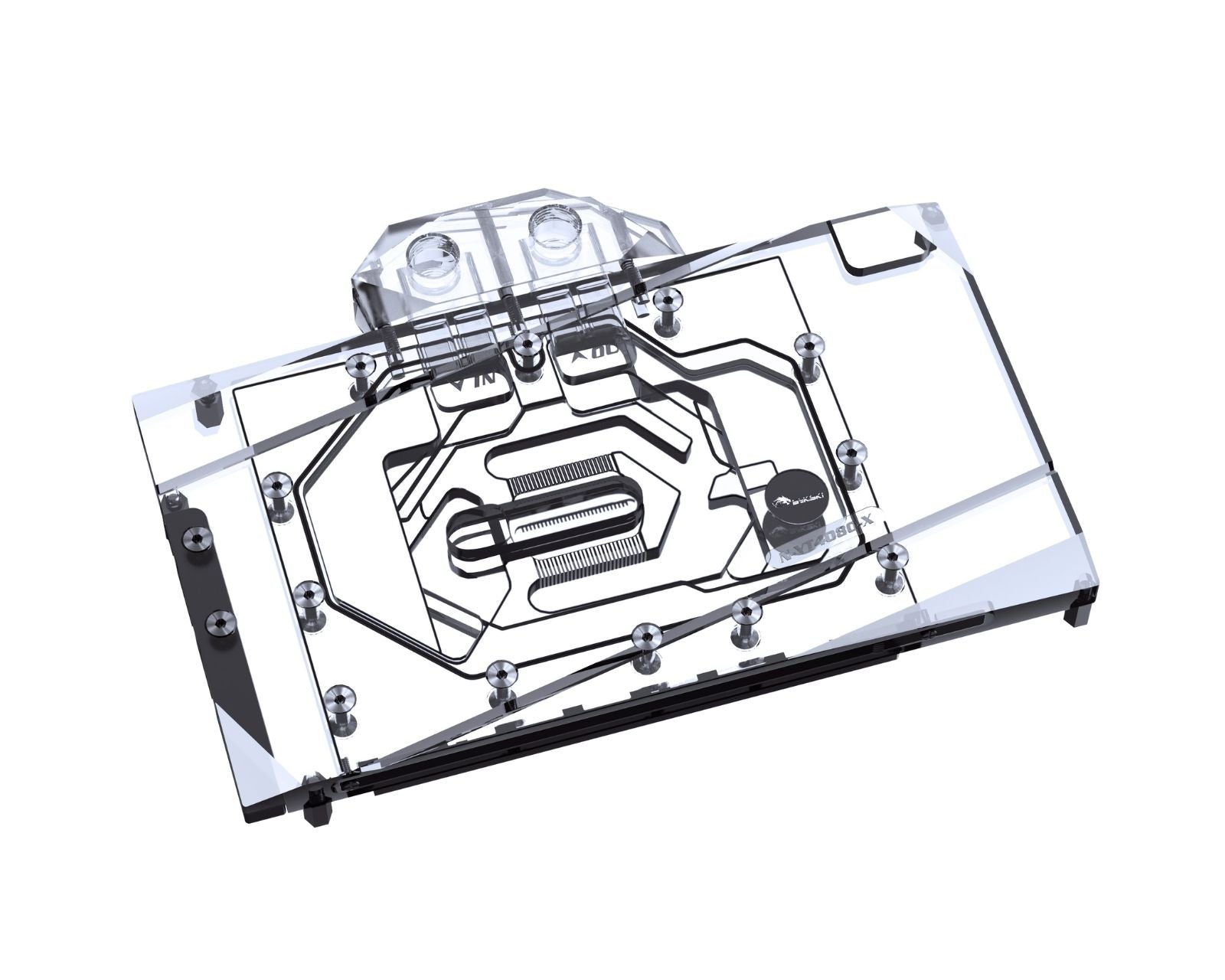 Bykski Full Coverage GPU Water Block and Backplate For Yeston RTX 4080 ...