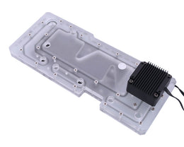 Bykski Distro Plate For InWin TOU1.0 - FROSTED PMMA w/ 5v Addressable RGB (RBW) - Pump Included (RGV-INW-TOU1.0-P-F-K))