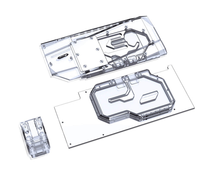 Bykski Full Coverage GPU Water Block w/ Integrated Active Backplate for MSI RTX 3090 GAMING X TRIO (N-MS3090TRIO-TC)