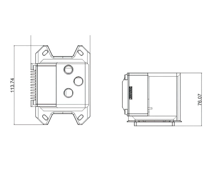 Bykski CPU-XPR-DDC-M CPU Water Cooling Block / Pump Combo - Black w/ RBW (AM4 / AM3+ / FM2+ / Ryzen 3/5/7)