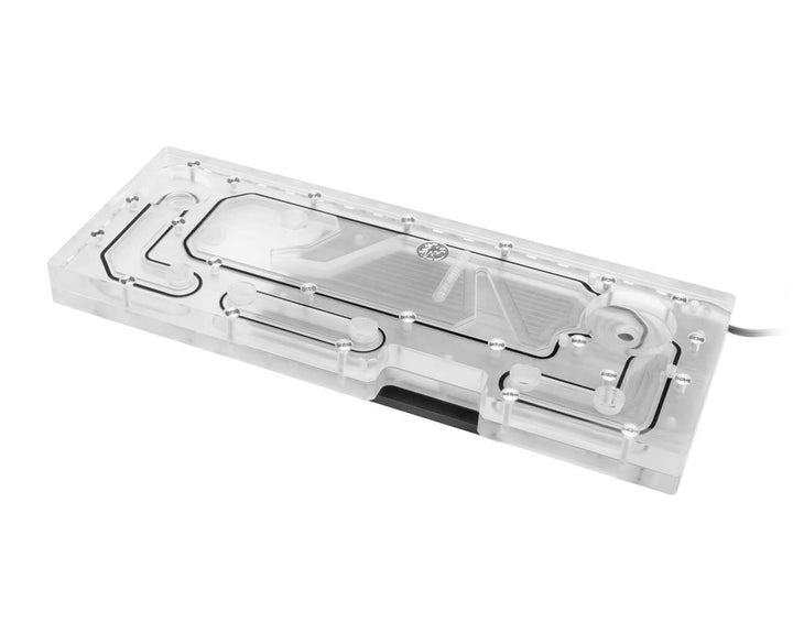 Bykski Distro Plate for InWin 915 - Frosted PMMA w/ 5v Addressable RGB (RBW) (RGV-INW-915-P-F)