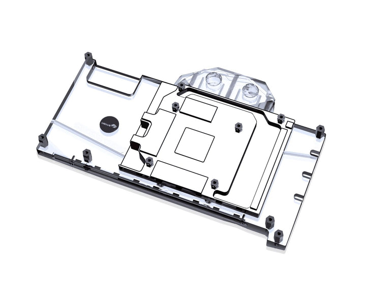 Bykski Full Coverage GPU Water Block and Backplate For Colorful iGame Tomahawk GeForce RTX 3060 Ti DUO G6X (N-IG3060TIZFDUO-X)