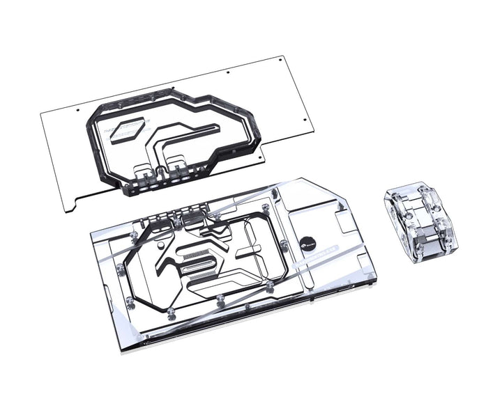 Bykski Full Coverage GPU Water Block w/ Integrated Active Backplate for ASUS RTX 3080Ti/3090 STRIX (N-AS3090STRIX-TC-V3)