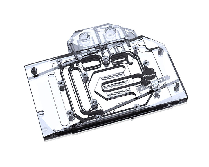 Bykski Full Coverage GPU Water Block and Backplate for ASRock Radeon RX 6600XT Challenger ITX 8GB (A-AR6600XT-X)