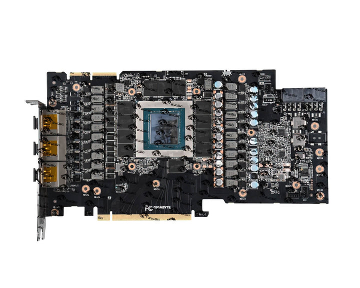 Bykski Full Coverage GPU Water Block and Backplate for Gigabyte AORUS RTX 3080/3090 Master (N-GV3090AORUS-X)