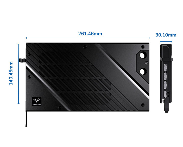 OPEN BOX:Granzon Full Armor GPU Water Block and Backplate for AORUS RTX 4090 Master 24G (GBN-GV4090AORUS)