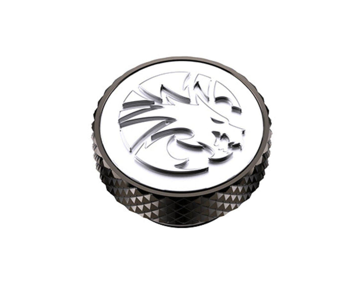 Bykski G 1/4in. Knurled Dragon Logo Stop Plug (B-PD5-DG) - Grey