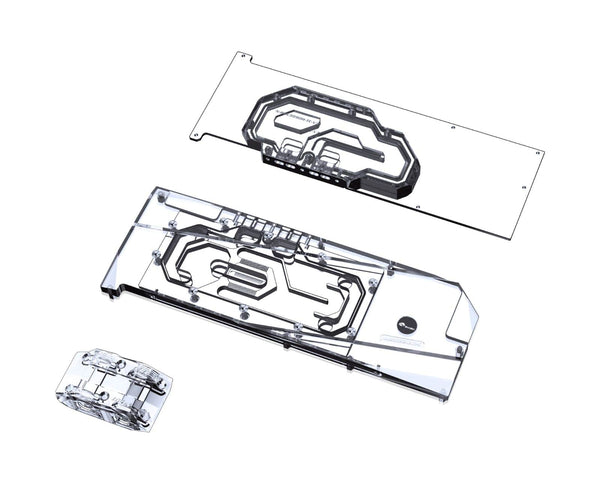 Bykski Full Coverage GPU Water Block w/ Integrated Active Backplate for MSI RTX 3090 Aero 24G  (N-MS3090AERO-TC)