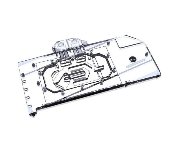 Bykski Full Coverage GPU Water Block and Backplate For MSI Radeon RX 7900 XTX GAMING TRIO CLASSIC 24G (A-MS7900XTXTRIO-X)