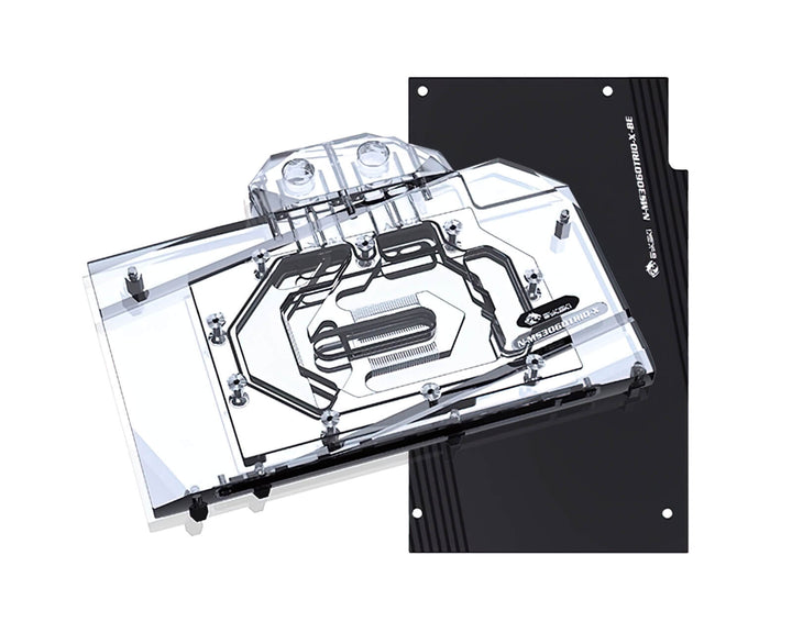 Bykski Full Coverage GPU Water Block and Backplate for MSI RTX 3060 Gaming X TRIO 2X (N-MS3060TRIO-X)