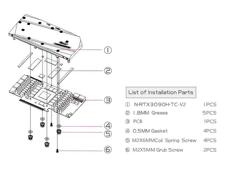 Bykski Full Coverage GPU Water Block w/ Integrated Active Backplate for AIC Reference RTX 3090 (N-RTX3090H-TC-V2)