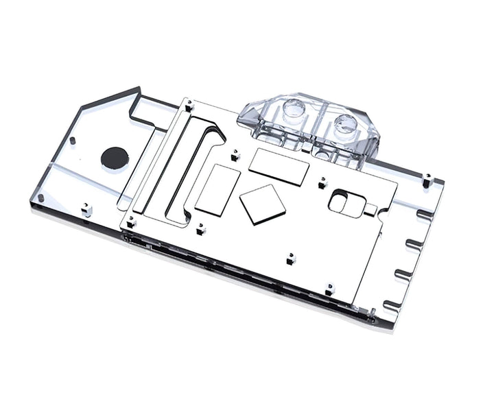 Bykski Full Coverage GPU Water Block and Backplate for XFX RX 6600 XT Speedster Merc 308 (A-XF6600XT-X)