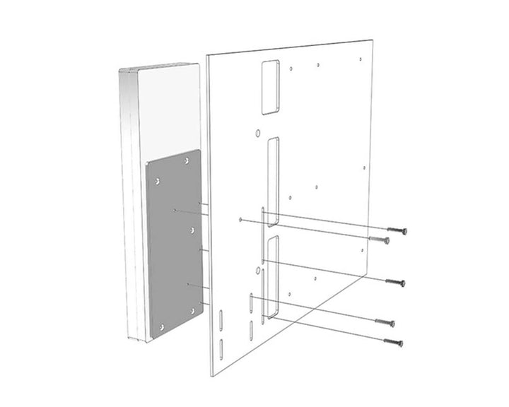 Bykski Distro Plate for InWin 915 - Frosted PMMA w/ 5v Addressable RGB (RBW) (RGV-INW-915-P-F)