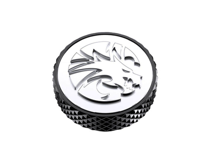 Bykski G 1/4in. Knurled Dragon Logo Stop Plug (B-PD5-DG) - Black