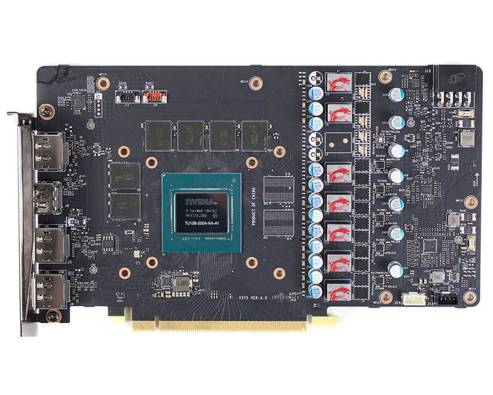USED:Bykski MSI RTX 2060 GAMING Z 6G Full Coverage GPU Water Block - Clear (N-MS2060GAMING-Z-X)