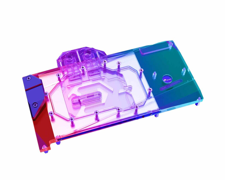 Bykski Full Coverage GPU Water Block and Backplate for GALAXY GeForce RTX 4090 HOF (N-GY4090HOF-X)