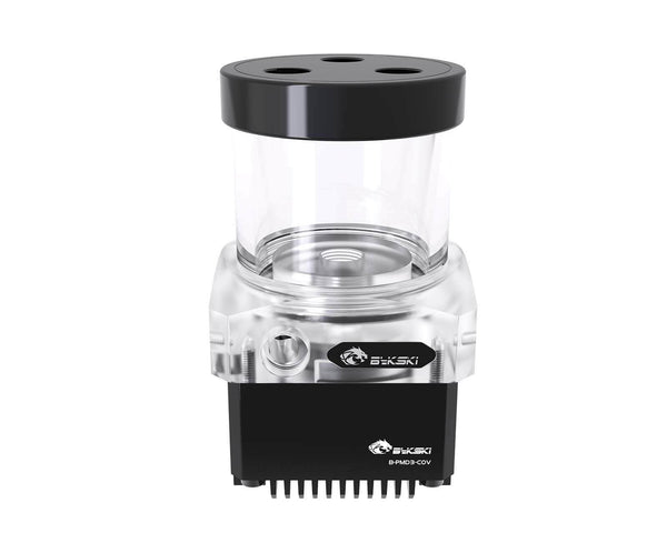 Bykski DDC CP-PMD3COV-X / 60mm PMMA Reservoir Combo - Black w/ 5v A-RGB LED