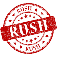 RUSH FEE