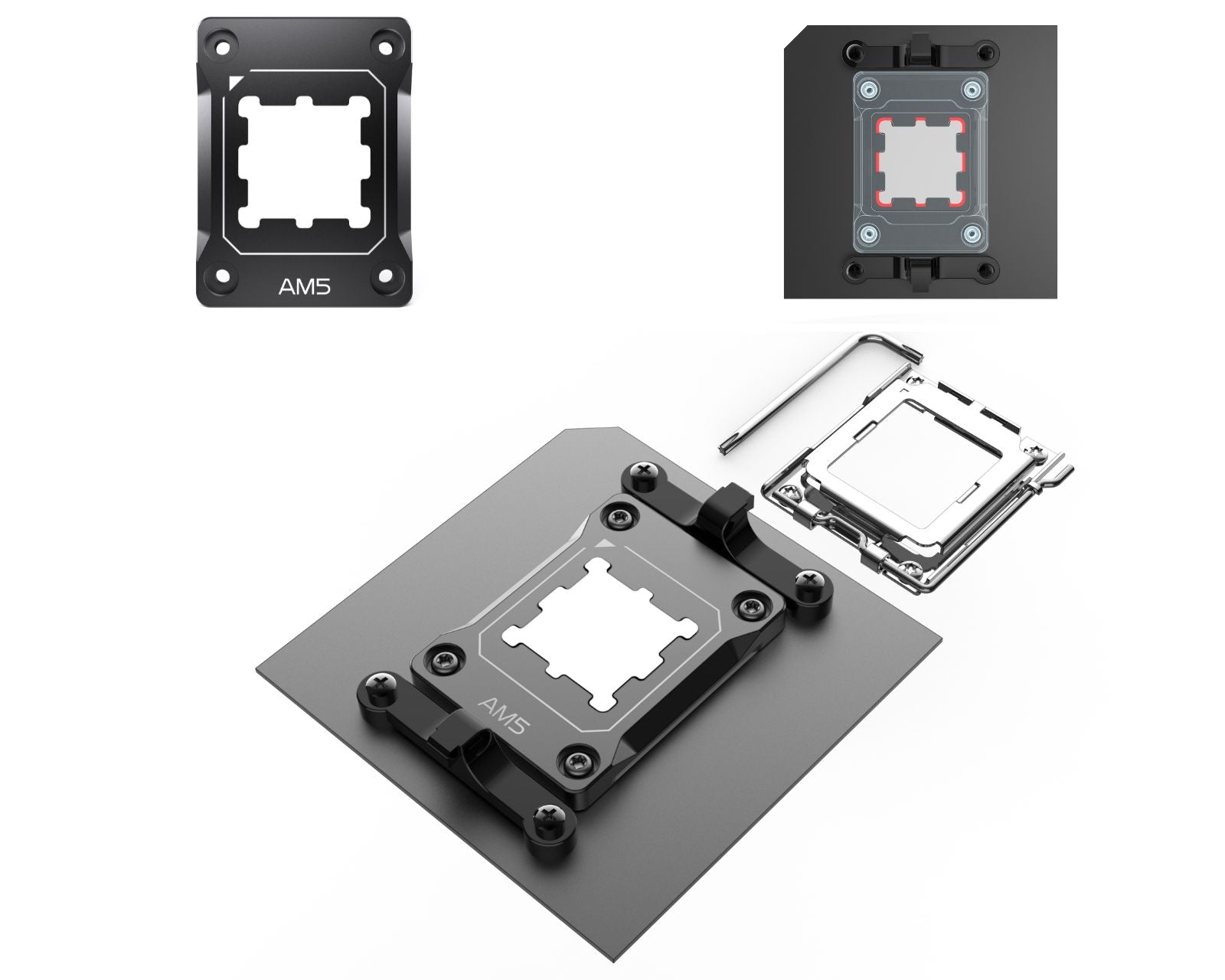 Bykski Anti-Deformation Backplate For AMD AM5 Motherboards (B-AM5-RB ...
