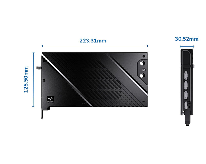 Granzon Full Armor GPU Water Block and Backplate For INNO3D GeForce RTX 4090 Ice Dragon Super Edition (GBN-ICH4090)