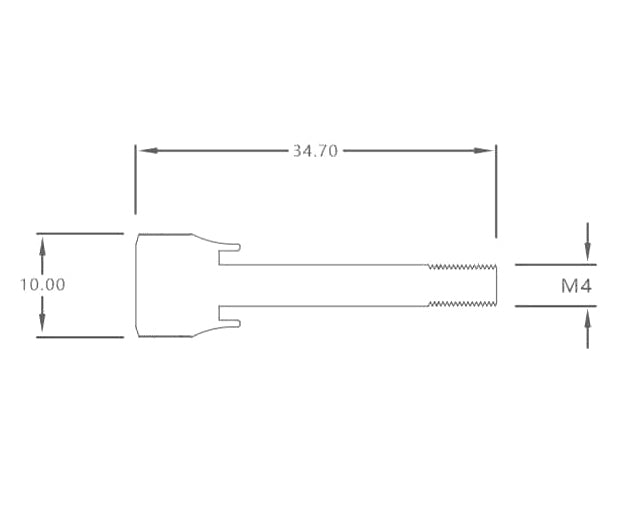 Bykski CPU Water Block Mounting Screw (for CPU-XPR-A-MC-V3/CPU-WH-X/CPU-XPR-CD) - Silver