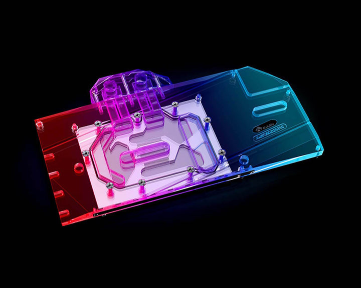 Bykski Full Coverage GPU Water Block and Backplate for Sapphire RX 6800 / 6900 Super Platinum (A-SP6900XT-X)