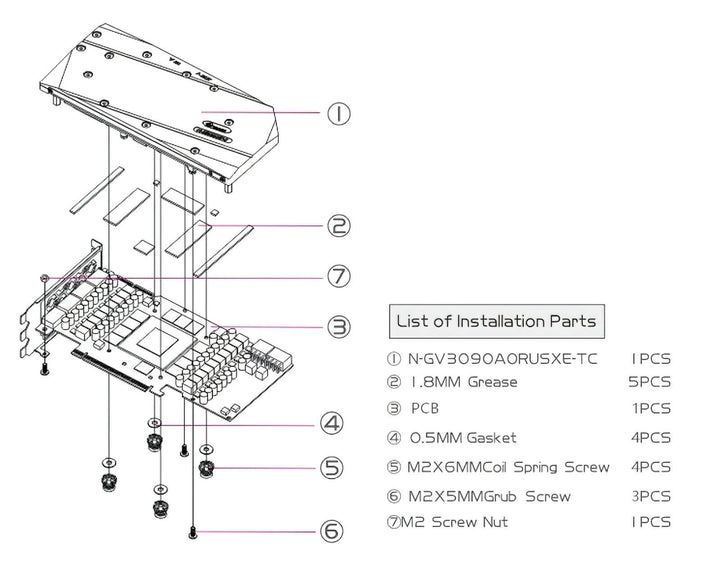 Bykski Full Coverage GPU Water Block w/ Integrated Active Backplate for Colorful iGame Battle-Axe RTX 3090 (N-IG3090ZF-TC)