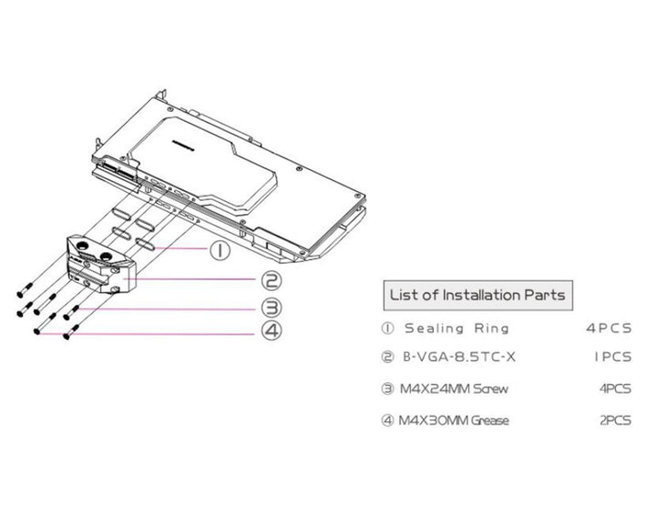 Bykski Full Coverage GPU Water Block w/ Integrated Active Backplate for Zotac RTX 3090 PGF OC (N-ST3090PGF-TC)