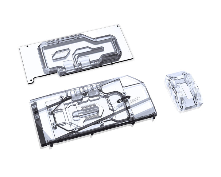 Bykski Full Coverage GPU Water Block w/ Integrated Active Backplate for AIC Reference RTX 3090 (N-RTX3090H-TC-V2)