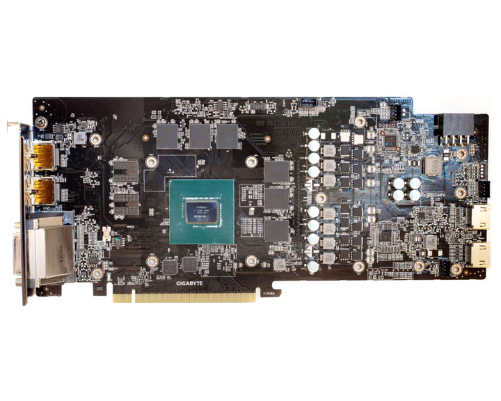 USED:Bykski Full Coverage GPU Water Block for Gigabyte GTX 1060 6G Xtreme Gaming - Clear W/ RBW (N-GV1060AORUS-X)