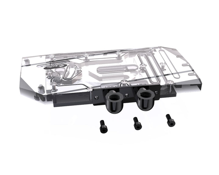 Bykski GPU Block 90 Degree Rotary Bridge Module - Silver (B-VGA-MINI-X)