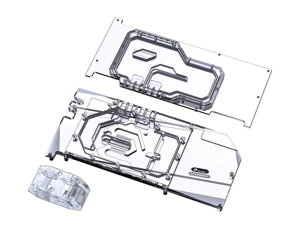 Bykski Full Coverage GPU Water Block w/ Integrated Active Backplate for Zotac RTX 3090 HOF Extreme Limited Edition (N-GY3090HOF-TC)