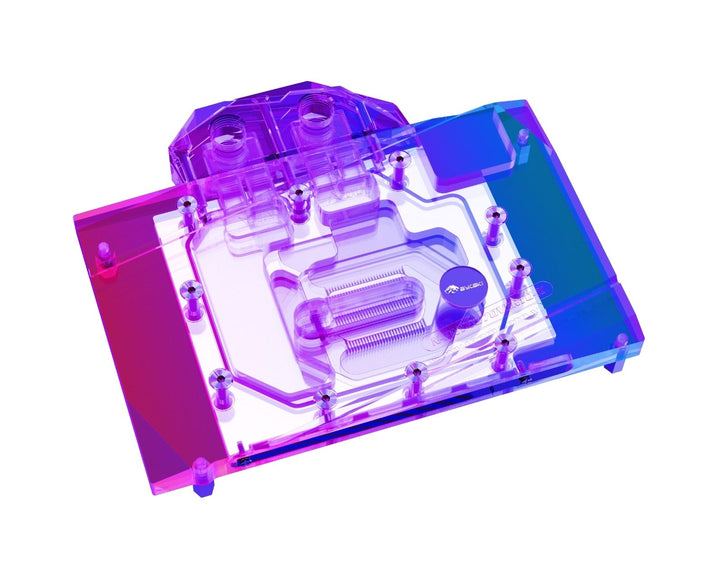 Bykski Full Coverage GPU Water Block and Backplate For PNY RTX4070 12GB Gaming VERTO (N-PNY4070VERTO-X)