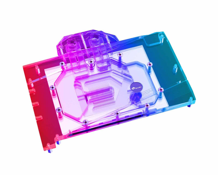 Bykski Full Coverage GPU Water Block and Backplate for Colorful iGame Tomahawk RTX 4070 Ti Deluxe (N-IG4070TIZF-X)