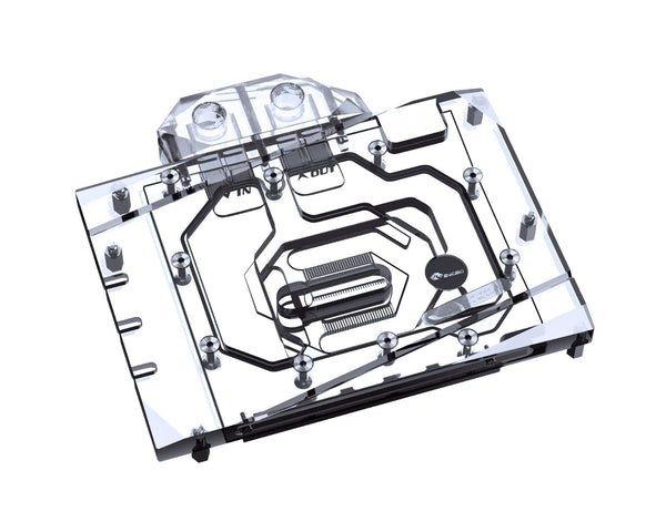 Bykski Full Coverage GPU Water Block and Backplate For MAXSUN GeForce RTX 4070 Ti iCraft OC 12G (N-MX4070TI-X)