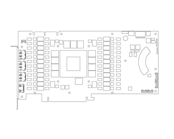 Bykski Full Coverage GPU Water Block and Backplate for GALAXY RTX 3090Ti Boomstar OC (N-GY3090TIBROC-X)