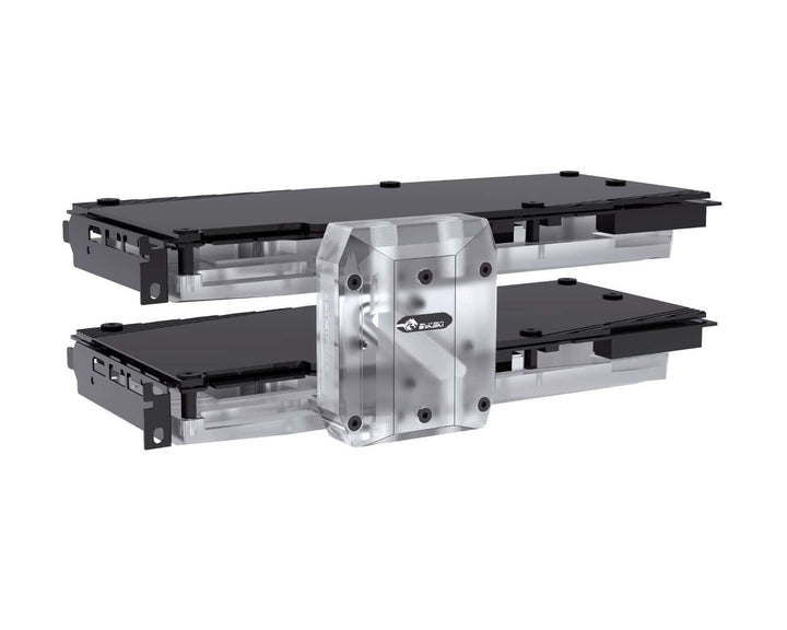 Bykski Dual GPU 60mm SLI/CF Connection Bridge Module Version 4 - Frosted (L6-2WAY)