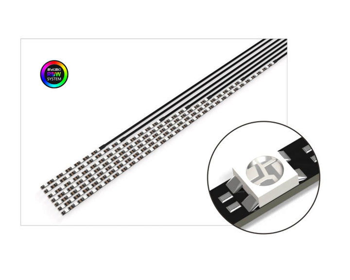 Bykski Replacement Flexible 5v Addressable RGB (RBW) LED Strip - 413mm