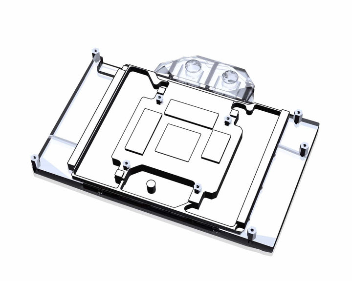 Bykski Full Coverage GPU Water Block and Backplate for NVIDIA GeForce RTX 4080 AIC Reference (N-RTX4080H-X)