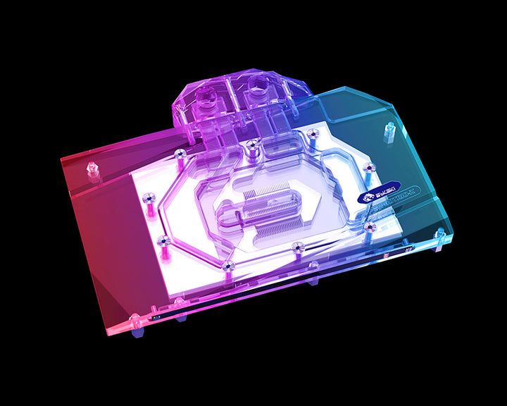 Bykski Full Coverage GPU Water Block and Backplate for MSI RTX 3060 Gaming X TRIO 2X (N-MS3060TRIO-X)