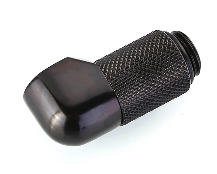 Bykski G 1/4in. Male to Female 90 Degree Rotary 20mm Extension Elbow Fitting (B-RD90-EXJ20) - Black