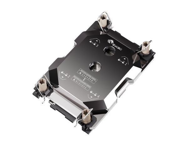 Bykski CPU-SR4677-X Intel Sapphire Rapids CPU Water Cooling Block - Full Metal - Nickel Plated - Gray (LGA 4677/Socket E)