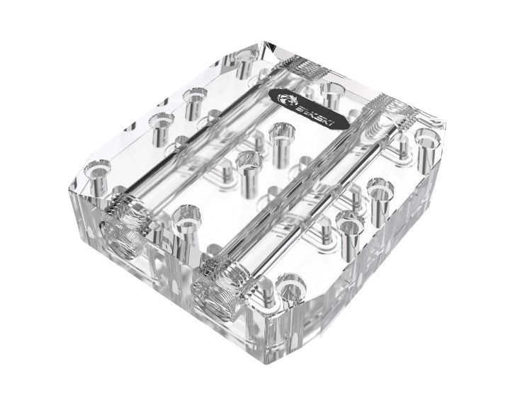 Bykski Dual GPU 40mm SLI/CF Connection Bridge Block for TC Blocks - (B-L2-2WAY-TC)