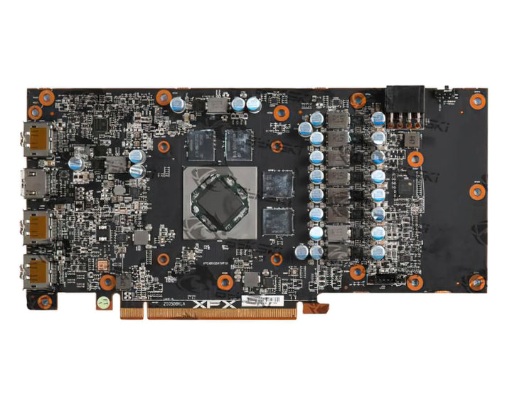 USED:Bykski Full Coverage GPU Water Block and Backplate for XFX RX 6600 XT Speedster Merc 308 (A-XF6600XT-X)