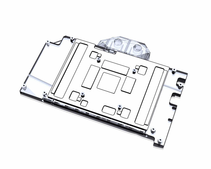 Bykski Full Coverage GPU Water Block and Backplate for Colorful iGame GeForce RTX 4080 OC (N-IG4080VXOC-X)
