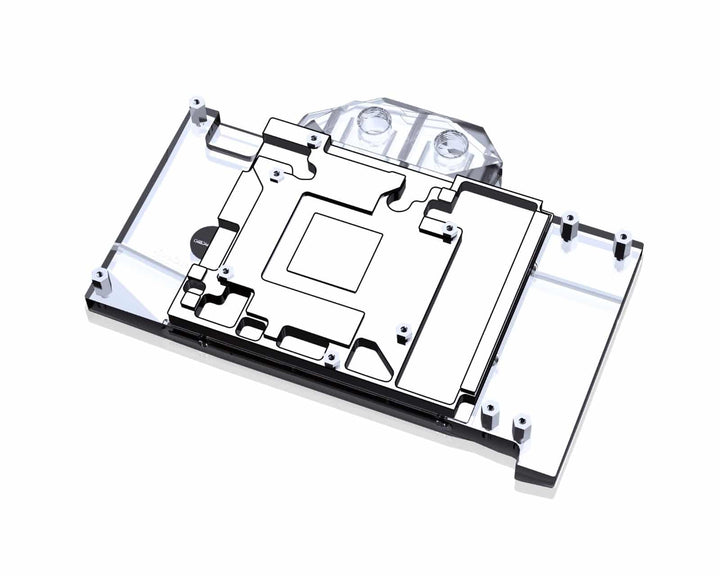 Bykski Full Coverage GPU Water Block and Backplate for Zotac Gaming GeForce 4070Ti OC (N-ST4070TIXG-X)