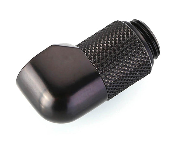 Bykski G 1/4in. Male to Female 90 Degree Rotary 15mm Extension Elbow Fitting (B-RD90-EXJ15) - Black